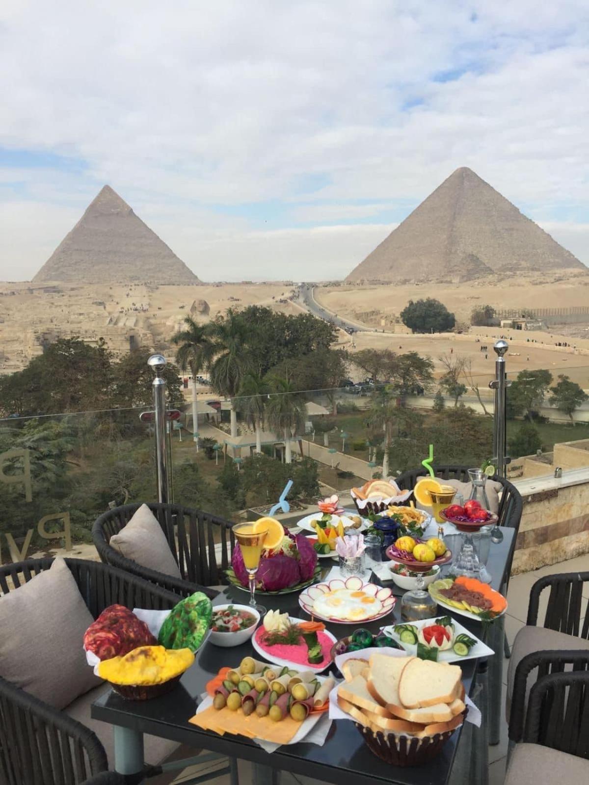 Отель Steps In Pyramids View Kafrat al Jabal Экстерьер фото